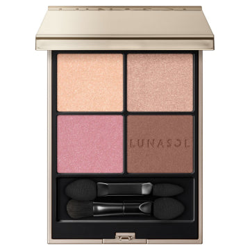 LUNASOL Limited Quantity Eye Coloration N Set - Eye Coloration N / full product with container / 06 Scented Haze / 7g palette open view