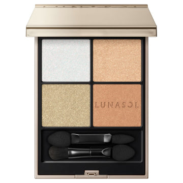 LUNASOL Eye Coloration N - Eye Coloration N / full product with container / 04 12℃ Signs of Spring / 7g palette open view