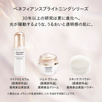 SHISEIDO Benefiance Brightening Gel Cream Radiant Skin Background