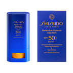 SHISEIDO Perfect Sun Protector Stick Protective Skincare Product White Background
