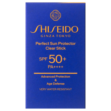 SHISEIDO Perfect Sun Protector Stick Protective Skincare Product White Background
