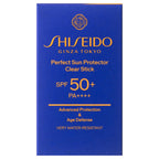 SHISEIDO Perfect Sun Protector Stick Protective Skincare Product White Background