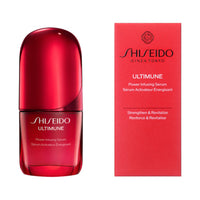 SHISEIDO Ultimune Power Infusing Serum - Ultimune Power Infusing Serum / full product with container / 30mL / Green Floral Scent - 30ml bottle with dropper
