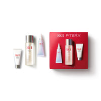 SK-II 【@cosme Limited: Total value of 10,100 yen (tax included)】Facial Treatment Essence First Trial Kit - PITERA(TM) Infinite Aura Kit / 75ml, 20g, 10ml product packaging