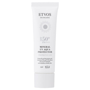 ETVOS Mineral UV Aqua Protector 2025 Moisturizing Protection White Background