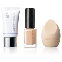 ADDICTION The Foundation Lift Glow - Base Makeup Trial Kit / 101 / 10mL, 15g, container only - 10ml product bottle on white background