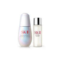 SK-II 【@cosme Limited: Total value of 12,687 yen (tax included)】Genoptics Infinite Aura Essence First Trial Kit - Limited Edition Genoptics Infinite Aura Essence Trial Kit / Limited Kit / 30ml, 30ml bottle with dropper