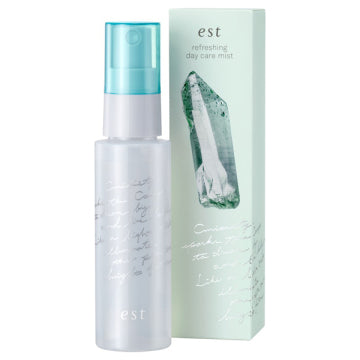 est Refreshing Day Care Mist Moisturizing Herbal Splash White Background