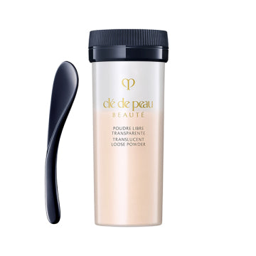 Cle de Peau Beaute Puff (Poudre Transparente N M) - Poudre Transparent n M / refill only / 2 Light Medium / 24g / Scented with natural rose essence, etc. product packaging