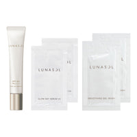LUNASOL Glow Day Serum UV - Glow Day Serum UV / 30g, 1g x 2, 2.5g x 2 product packaging