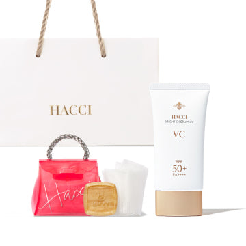 HACCI Bright C Serum UV - Shade product packaging