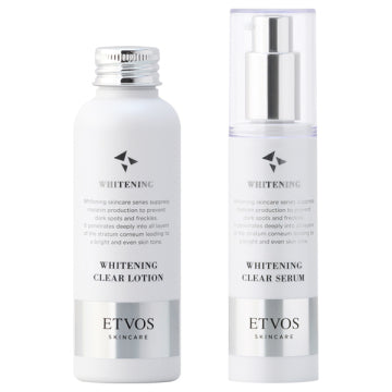 ETVOS Medicated Whitening Clear Serum W - Whitening Clear Line Limited Kit / full product with container / 50ml, 120ml bottle with dropper
