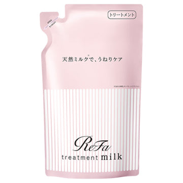ReFa Refa Milk Protein Treatment Pink product packaging on clean white background
