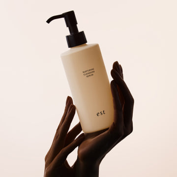 est Naturering Cleansing Serum Nurturing Formula White Background