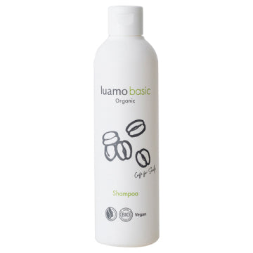 luamo Basic Shampoo product packaging on clean white background