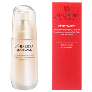 SHISEIDO Wrinkle Smoothing Emulsion Radiant Skin Care Product Shot