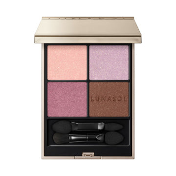 LUNASOL Limited Quantity Eye Coloration N Set - Eye Coloration N / full product with container / 09 Grape Meadow / 7g palette open view