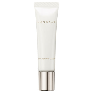 LUNASOL Lip Repair Mask Hydrating Glossy Lips White Background