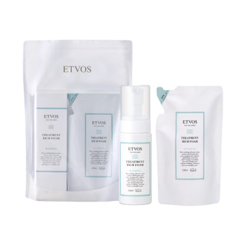 ETVOS Treatment Rich Foam - Treatment Rich Foam Limited Kit / full product with container / 150ml, 130ml product packaging