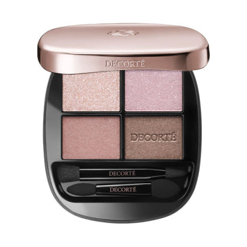 DECORTÉ Eyeshadow Tip Mini - Skin Shadow Designing Palette / full product with container / 3 Wisteria / 5g product packaging