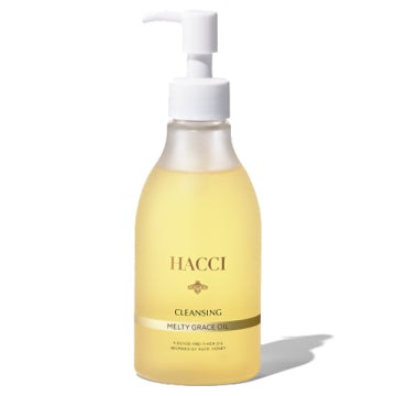 HACCI Melty Grace Oil Cleansing Nourishing Formula White Background
