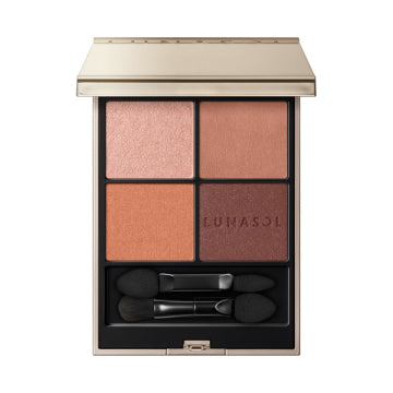 LUNASOL Eye Coloration N - Eye Coloration N / full product with container / 14 Mahogany / 7g palette open view