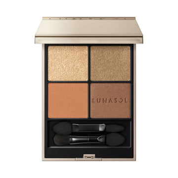 LUNASOL Eye Coloration N - Eye Coloration N / full product with container / 13 Sepia Amber / 7g palette open view
