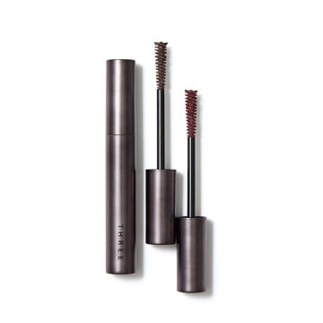 THREE Wise Eyes Perspective Mascara Voluminous Lashes Floral Background