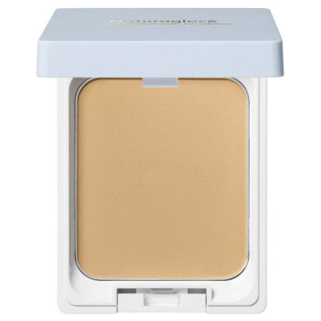 naturaglace Airy Smooth Powder Foundation - Airy Smooth Powder Foundation / SPF50+ / PA++++ / full product with container / NO2 Natural Ochre 2 / 9.5g product bottle on white background