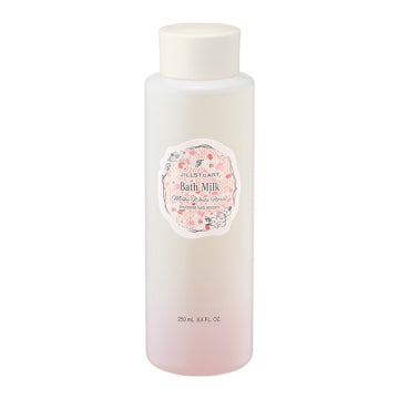 JILL STUART Milky White Floral Bath Milk Luxurious Floral Background