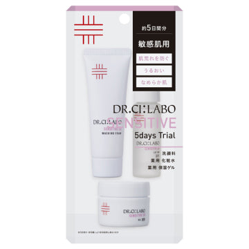 DR.CI:LABO Medicated Lotion Sensitive Exa - Sensitive Trial Set / 14ml, 15g, 15g product packaging