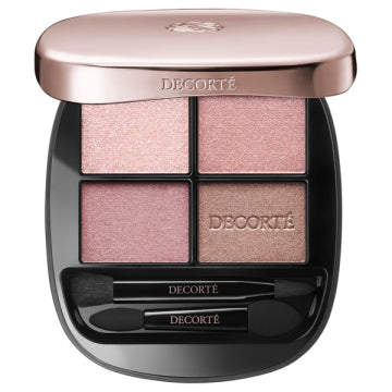 DECORTÉ Eyeshadow Tip Mini - Skin Shadow Designing Palette / 10 Ruddy Quartz / 5g / Transparent Green Floral Scent product packaging