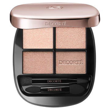 DECORTÉ Eyeshadow Tip Mini - Skin Shadow Designing Palette / 9 Cashmere Feather / 5g / Transparent Green Floral Scent product packaging