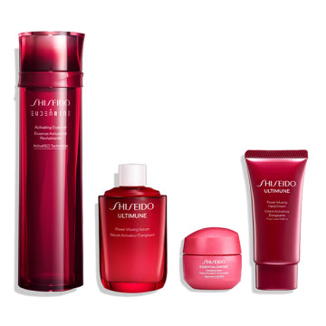 SHISEIDO Beauty Circulation Holiday Kit (Ultimune Power Infusing Serum 50mL & Oilderm refill only) - Beauty Circulation Holiday Kit (Ultimune Power Infusing Serum (refill only) 50mL & Oilderm) / refill only・full product with container / 50mL, 145mL, 15g, 30g - 50ml bottle with dropper