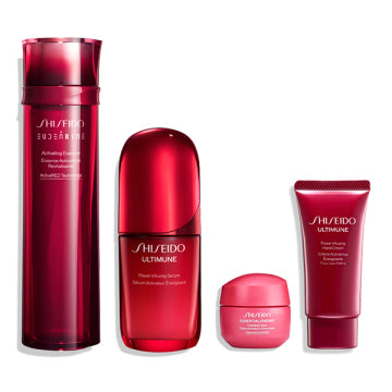 SHISEIDO Beauty Circulation Holiday Kit (Ultimune Power Infusing Serum 50mL & Oilderm refill only) - Beauty Circulation Holiday Kit (Ultimune Power Infusing Serum 50mL & Oilderm) / full product with container・full product with container / 50mL, 145mL, 15g, 30g - 50ml bottle with dropper