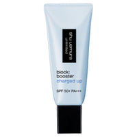 shu uemura 【@cosme SHOPPING Limited】Unlimited Block: Booster Advanced Sample 4-Day Trial Set - Unlimited Block: Booster Advanced / SPF50+ / PA+++ / full product with container / Lumi Blue / 30mL - 30ml product packaging