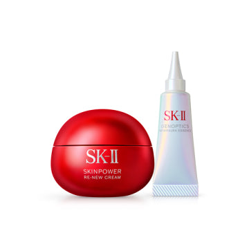 SK-II Skin Power Renew Cream - Skin Power Renew Cream Coffret / Limited Kit / 80g, 10ml bottle with dropper