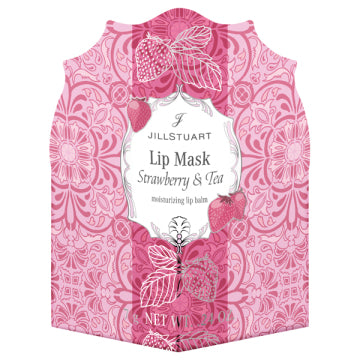 JILL STUART Strawberry & Tea Lip Mask Moisturizing Glossy Lips White Background