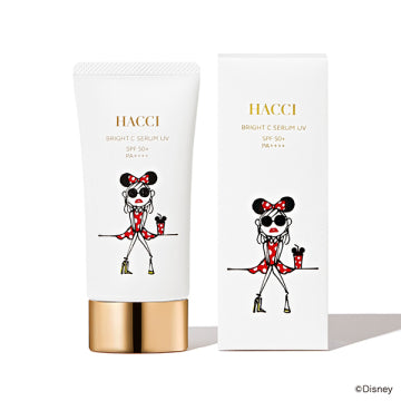 HACCI Bright C Serum UV Radiant Skin Boost White Background