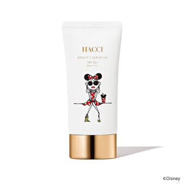 HACCI Bright C Serum UV Radiant Skin Boost White Background