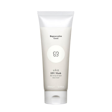 uka IZU mask for scalp&hair 'Anti-Itch' Soothing Formula White Background
