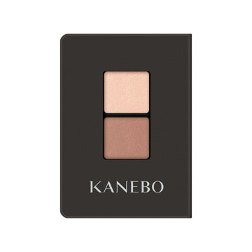 KANEBO Kanebo Eye Color Duo - Eyeshadow Duo / refill only / EX12 Latte Veil / 1.4g palette open view