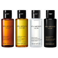 shu uemura Cleansing Oil Starter Kit - Cleansing Oil Starter Kit / full product with container / 50mL×4 bottles - 50ml pump bottle