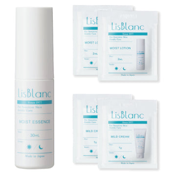 AXXZIA Lisbran Moist Essence - Lisblanc Moist Essence Set / Limited Edition / 30mL, 2mL x 2 packets, 1g x 2 packets - 30ml bottle with dropper