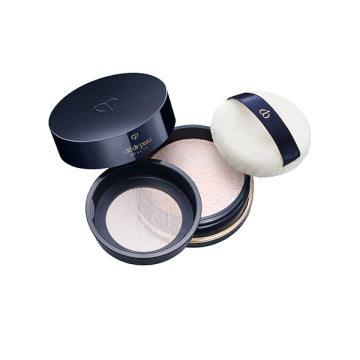 Cle de Peau Beaute Puff (Poudre Transparente N M) - Poodle Transparent n M / full product with container (small) / 1 Light / 8g / Scented with natural rose oil and more product packaging