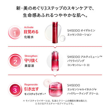 SHISEIDO Oil Derm Kit Skin Renewal Visual Refreshment Background
