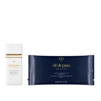 Cle de Peau Beaute Pre-makeup & White Powder Kit (Voile Lumiere + Poudre Compact Essenciel n (refill only)) - Voile Lumine Limited Set / SPF38 / PA+++ / 30mL, 2g / Scented with natural rose oil - 30ml bottle with dropper