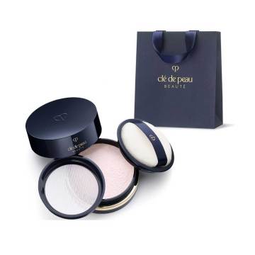 Cle de Peau Beaute Puff (Poudre Transparente N M) - Poudre Transparent n M 1 Light Limited Set / 1 Light / 24g, container only / Scented with natural rose oil, etc. product packaging