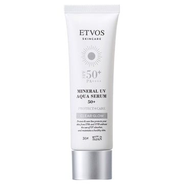 ETVOS Mineral UV Aqua Serum 50+ Moisturizing Visual Background