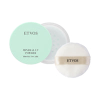 ETVOS Mineral UV Powder AZ - Mineral UV Powder AZ / SPF50 / PA++++ / full product with container / Pale Mint / 5g product bottle on white background